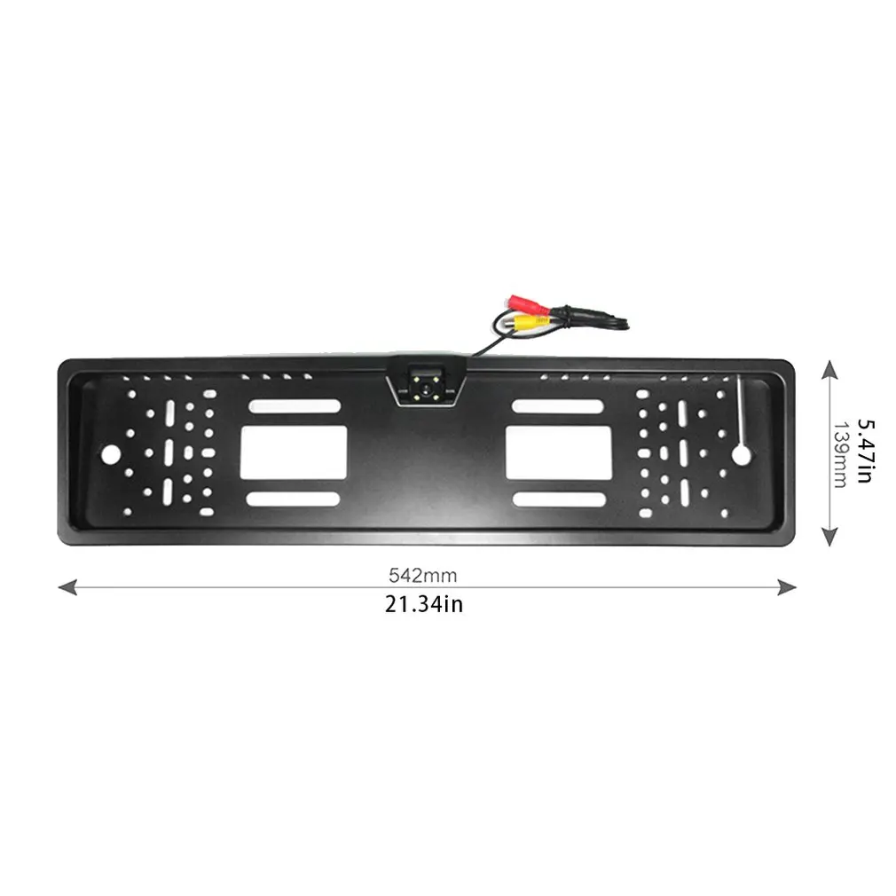 Hd Led License Plate Frame Reversing Rear View Camera Ccd Reversing Image System Super-easy Installation
Hd Led License Plate Frame Reversing Rear View Camera Ccd Reversing Image System Super-easy Installation