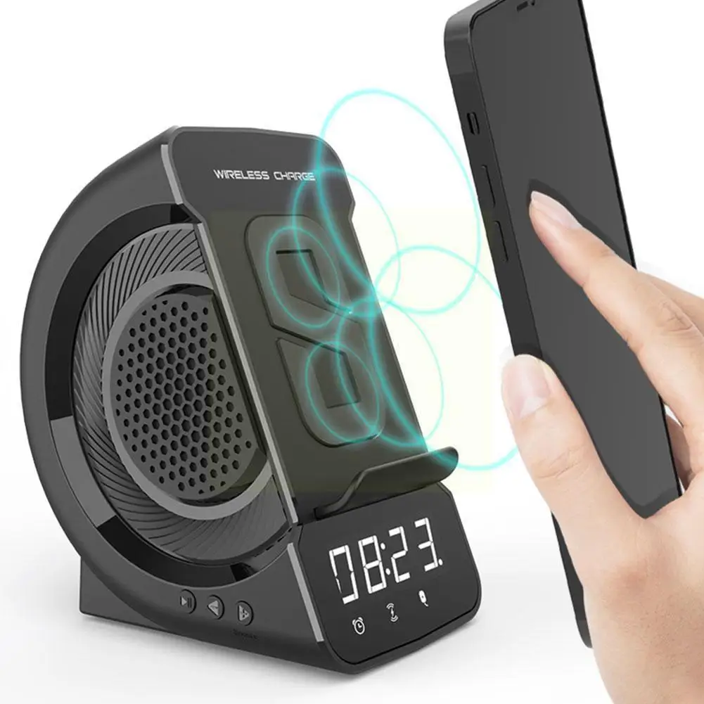 Новинка 2021 г., Беспроводная зарядка, Bluetooth-колонка, часы, динамик, Bluetooth-Будильник, M6u9
Новинка 2021 г., Беспроводная зарядка, Bluetooth-колонка, часы, динамик, Bluetooth-Будильник, M6u9