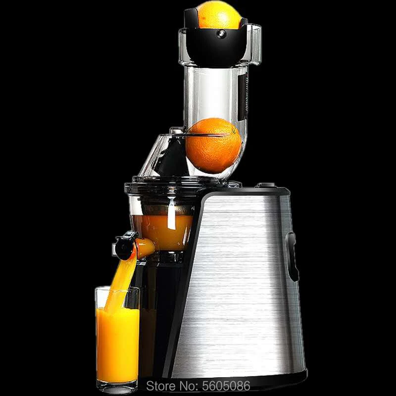 

Апельсиновая соковыжималка медленный холодный пресс-фильтр экстрактора легко чистить 82 мм Большой Диаметр блендер для фруктов машина