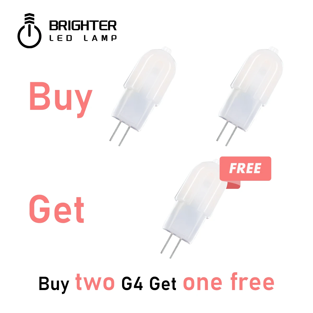 (Buy 2 Get 1 Free)Super Bright G4 1.4W with PC Cover AC/DC 12V SMD2835 Led Lamp Light
(Buy 2 Get 1 Free)Super Bright G4 1.4W with PC Cover AC/DC 12V SMD2835 Led Lamp Light