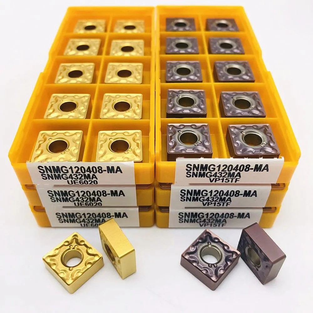 Carbide insert SNMG120404 SNMG120408 MA VP15TF UE6020 US735 Metal CNC machine tool parts SNMG120404 Milling cutter lathe SNMG 
Carbide insert SNMG120404 SNMG120408 MA VP15TF UE6020 US735 Metal CNC machine tool parts SNMG120404 Milling cutter lathe SNMG