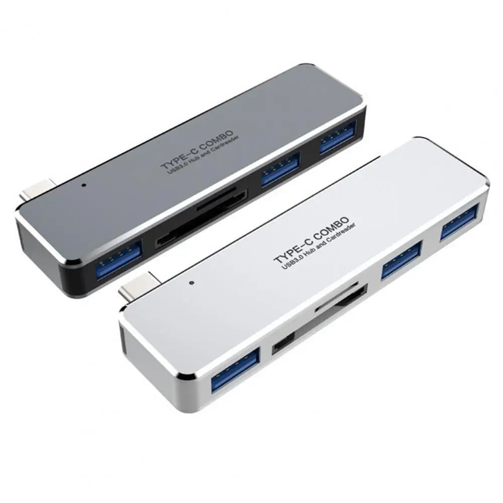 5-in-1 Multiport Multifunctional Type C to USB 3.0 Hub Docking Station Card Reader for Laptop Computer
5-in-1 Multiport Multifunctional Type C to USB 3.0 Hub Docking Station Card Reader for Laptop Computer