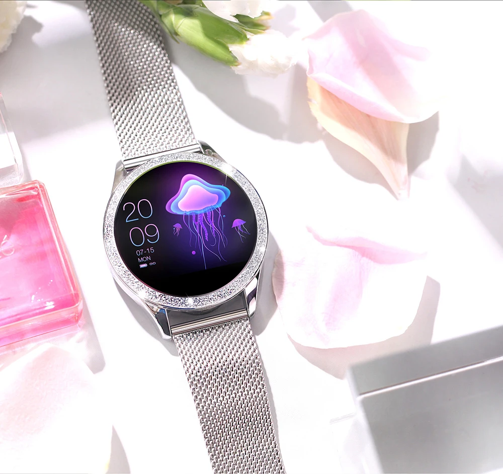 2020 Women's Fashion Smart Watch Blood Pressure Heart Rate Monitor Menstrual Period Reminder Waterproof Swimming bracelet watch
2020 Women's Fashion Smart Watch Blood Pressure Heart Rate Monitor Menstrual Period Reminder Waterproof Swimming bracelet watch