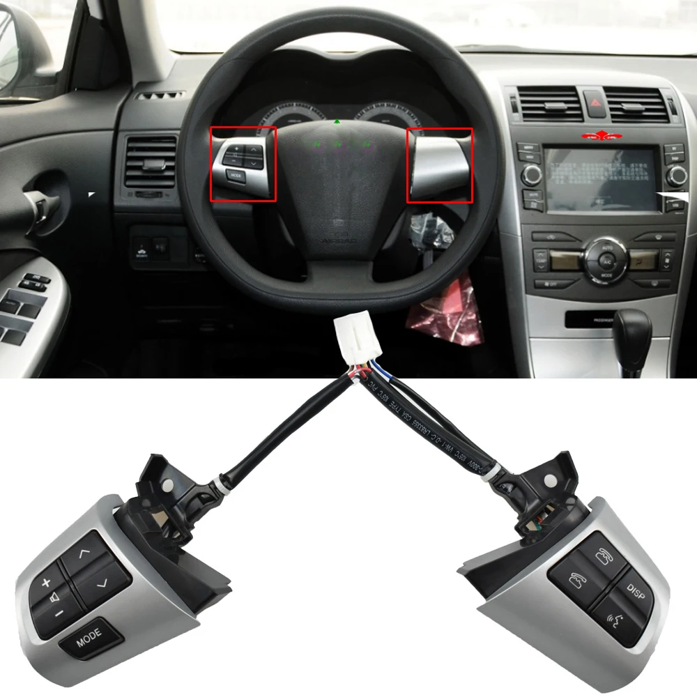 Рулевое колесо аудио кнопка управления 8425002230 для TOYOTA COROLLA ADE150 NDE150 NRE150 ZRE15 * ZZE150 2010-2013
Рулевое колесо аудио кнопка управления 8425002230 для TOYOTA COROLLA ADE150 NDE150 NRE150 ZRE15 * ZZE150 2010-2013