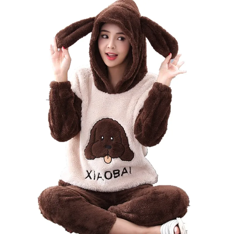S-5XL Pajamas Sets for WomenWinter Fashion NightWear Leisure Home Cloth woman long Sleeve Flannel warm pyjama Girl Sleepwear Set
S-5XL Pajamas Sets for WomenWinter Fashion NightWear Leisure Home Cloth woman long Sleeve Flannel warm pyjama Girl Sleepwear Set