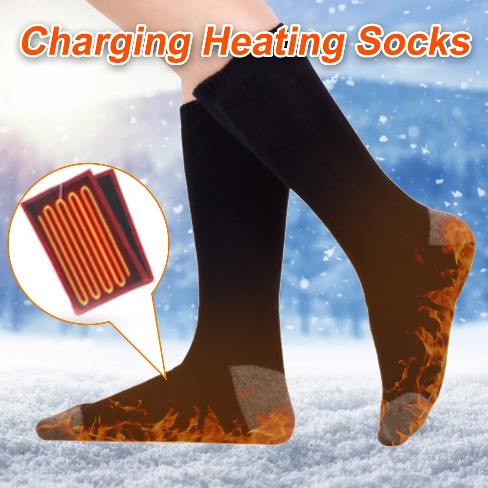 Heated Socks Rechargeable Fast Heating Warm Socks Feet Warmer with 3 Heat Settings for Hiking Fishing Camping Skiing Unisex
Heated Socks Rechargeable Fast Heating Warm Socks Feet Warmer with 3 Heat Settings for Hiking Fishing Camping Skiing Unisex