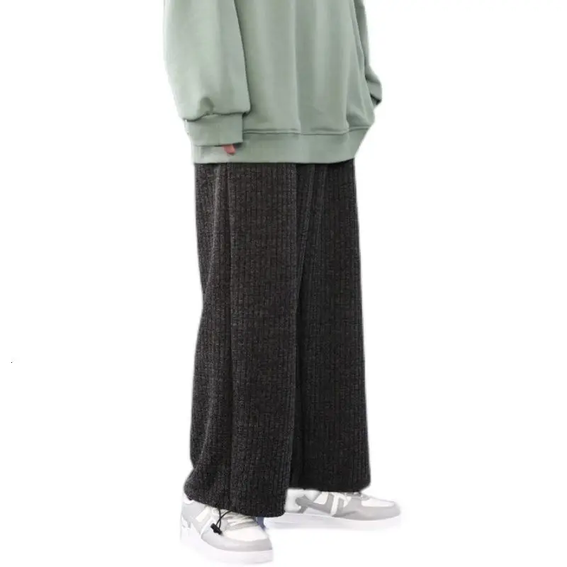 Spring Autumn Wide Leg Pants Men's Fashion Retro Knit Casual Pants Men Streetwear Korean Loose Straight Pants Mens Trousers
Spring Autumn Wide Leg Pants Men's Fashion Retro Knit Casual Pants Men Streetwear Korean Loose Straight Pants Mens Trousers
