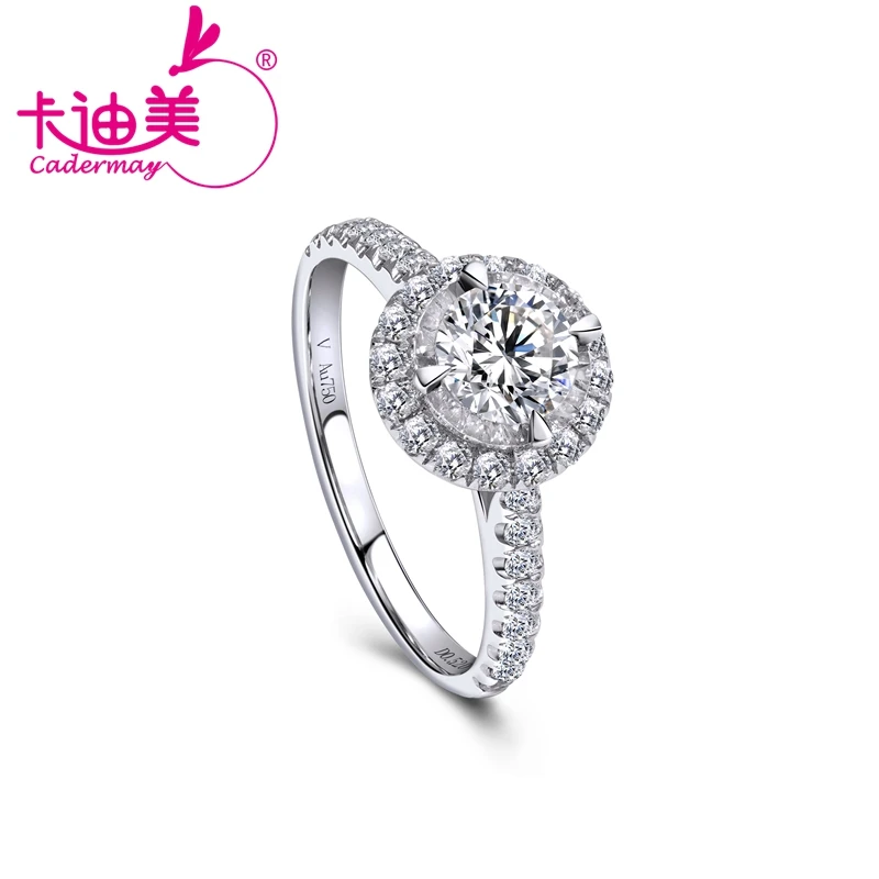 Cadermay 18K Halo Round Cut DEF SI 0.5CT HPHT CVD Diamond Wedding Engagement Ring
Cadermay 18K Halo Round Cut DEF SI 0.5CT HPHT CVD Diamond Wedding Engagement Ring
