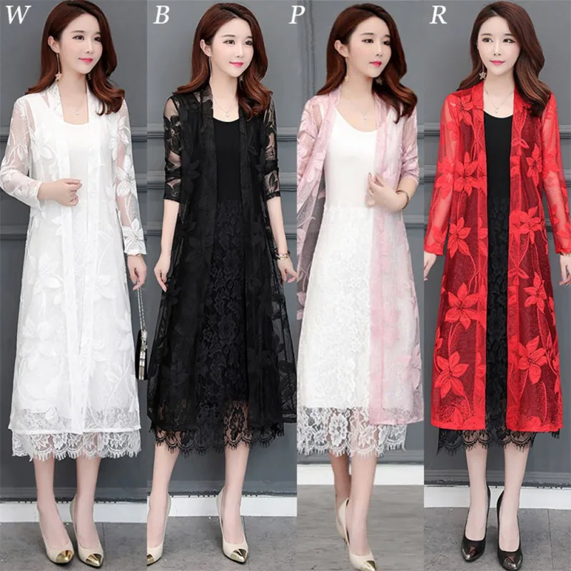 Women's Lace Hallow Shawl Jacket Women's long-sleeved sun protection clothing Summer new ultra-thin cloak Cardigan
Women's Lace Hallow Shawl Jacket Women's long-sleeved sun protection clothing Summer new ultra-thin cloak Cardigan