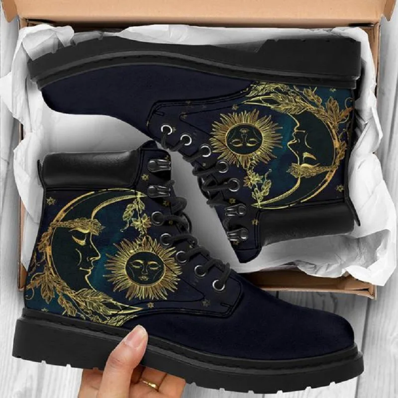 Printed Series Women's Shoes Autumn/Winter 2021 New Day And Month Fashion Comfortable High-top Boots
Printed Series Women's Shoes Autumn/Winter 2021 New Day And Month Fashion Comfortable High-top Boots