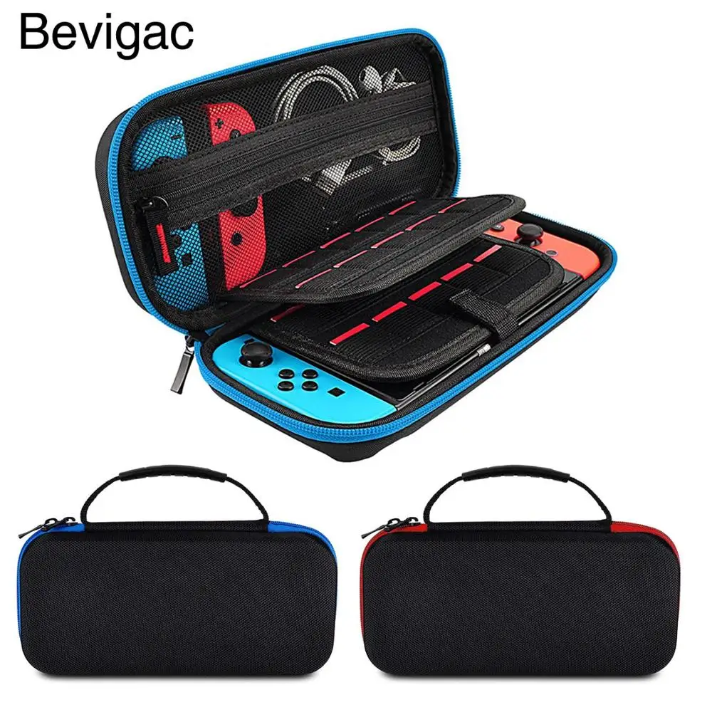 Bevigac Travel Carrying Protective Case Storage Pouch Bag Box with 20 Game Card Slot For Nintendo Nitendo Nintend Switch Console 
Bevigac Travel Carrying Protective Case Storage Pouch Bag Box with 20 Game Card Slot For Nintendo Nitendo Nintend Switch Console