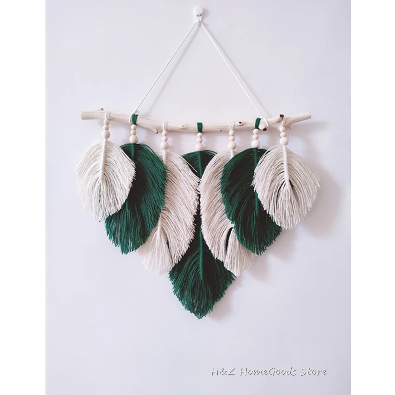 Nordic Ins Studio Clothing Home Photography Props Gift Decoration Macrame Leaf Feather Wall Tapestry Headboard Green Decor
Nordic Ins Studio Clothing Home Photography Props Gift Decoration Macrame Leaf Feather Wall Tapestry Headboard Green Decor