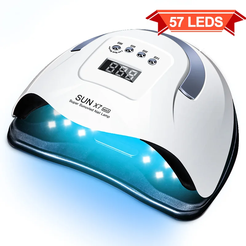 SUN X7 MAX UV Nails lamp led For Dryer Gel WIth Sensor LCD Display Professional UV cabin Ice Nail Lamp Drying Lamp For manicure
SUN X7 MAX UV Nails lamp led For Dryer Gel WIth Sensor LCD Display Professional UV cabin Ice Nail Lamp Drying Lamp For manicure