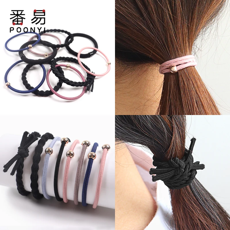 Ponytail Holder Headwear Gold Cartoon Beads Rubber Elastic Hair Bands Women Simple Headdress Hair Accessories
Ponytail Holder Headwear Gold Cartoon Beads Rubber Elastic Hair Bands Women Simple Headdress Hair Accessories
