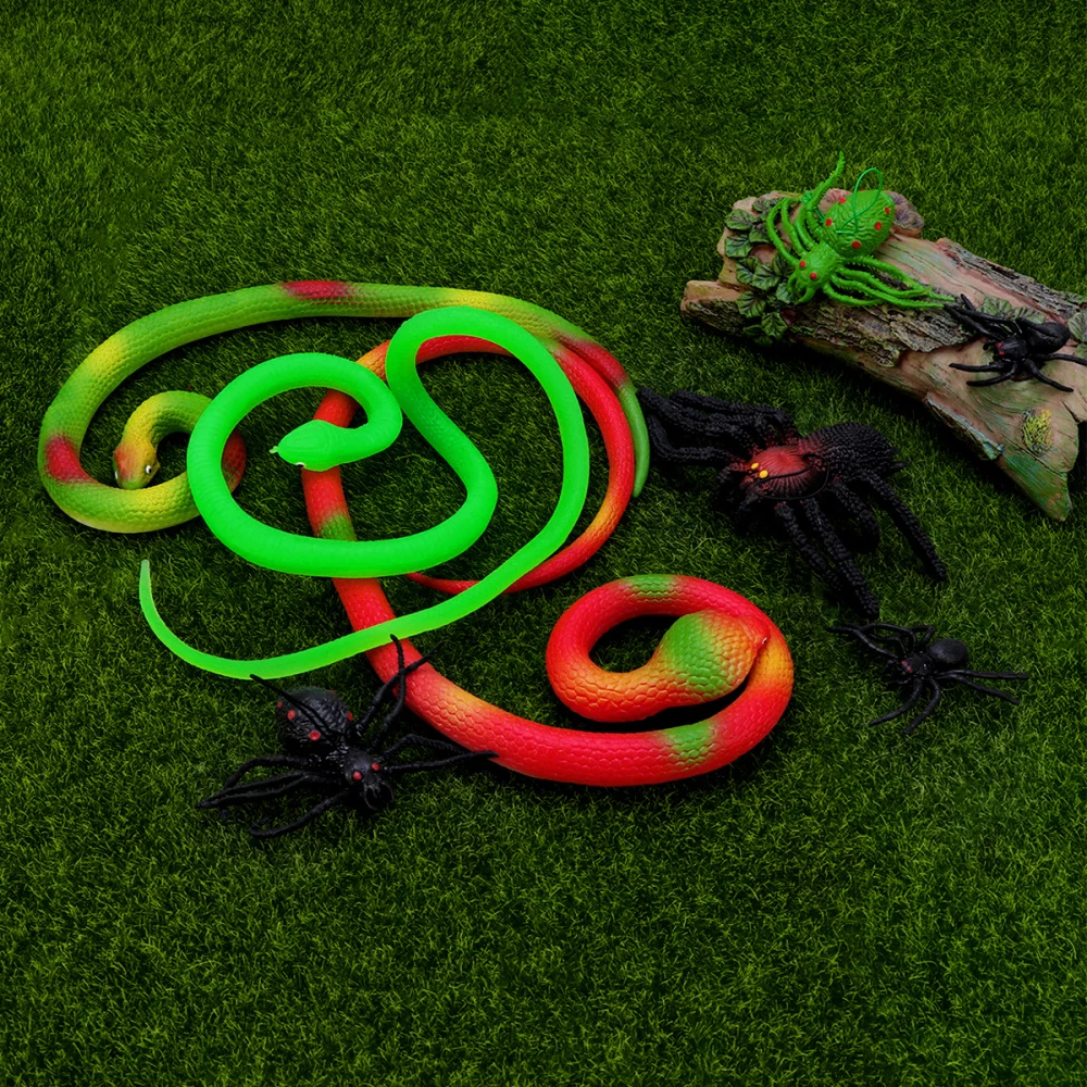 8pcs Tricky Props Environmental Vinyl Simulation Spider Snake (Random Style)
8pcs Tricky Props Environmental Vinyl Simulation Spider Snake (Random Style)