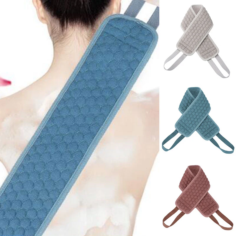 Solid Color Bath Shower Towel Scrubber Brush Exfoliating Back Strap Practical Body Cleaning Sponge Durable Bathroom Towels
Solid Color Bath Shower Towel Scrubber Brush Exfoliating Back Strap Practical Body Cleaning Sponge Durable Bathroom Towels