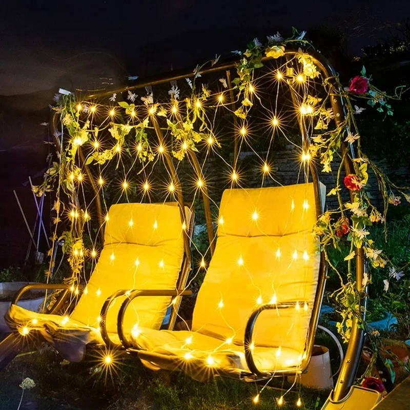 1.5*1.5M 3x2M 2x2M Christmas Net Light Outdoor LED Net Mesh String Light Garden Holiday Party Wedding Fairy Light Garland
1.5*1.5M 3x2M 2x2M Christmas Net Light Outdoor LED Net Mesh String Light Garden Holiday Party Wedding Fairy Light Garland