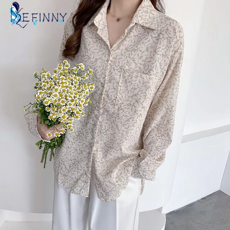 Vintage Floral Print Loose Blouse Women's Casual Long Sleeve Blouses and Tops Button Pocket Shirt
Vintage Floral Print Loose Blouse Women's Casual Long Sleeve Blouses and Tops Button Pocket Shirt