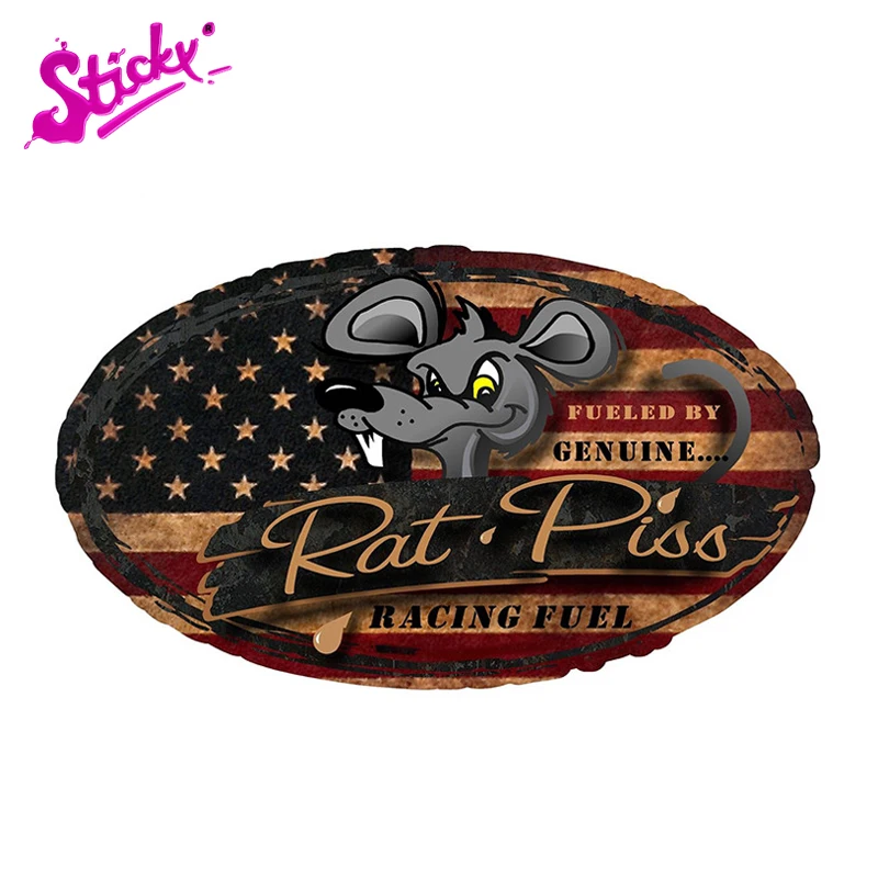 Creative Rat Rod Rat Piss Racing Fuel Car Sticker Accessories Car Styling Cover Scratches Waterproof Trunk Guitar Vinyl Sticker
Creative Rat Rod Rat Piss Racing Fuel Car Sticker Accessories Car Styling Cover Scratches Waterproof Trunk Guitar Vinyl Sticker