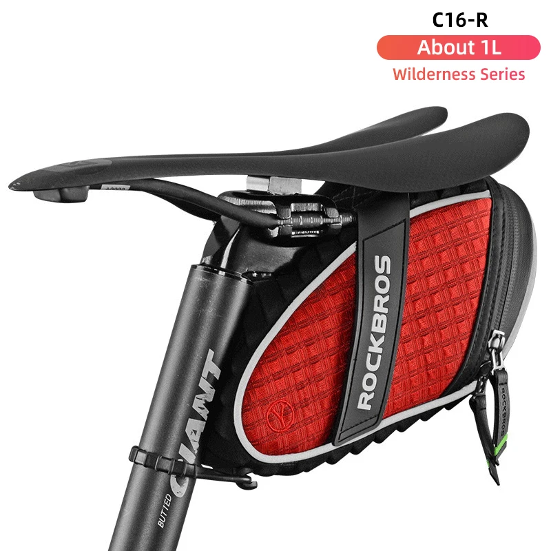 ROCKBROS Bike Saddle Bag 3D Shell Rainproof Reflective Bicycle Bag Shockproof Cycling Rear Seatpost Bag MTB Bike Accessories
ROCKBROS Bike Saddle Bag 3D Shell Rainproof Reflective Bicycle Bag Shockproof Cycling Rear Seatpost Bag MTB Bike Accessories