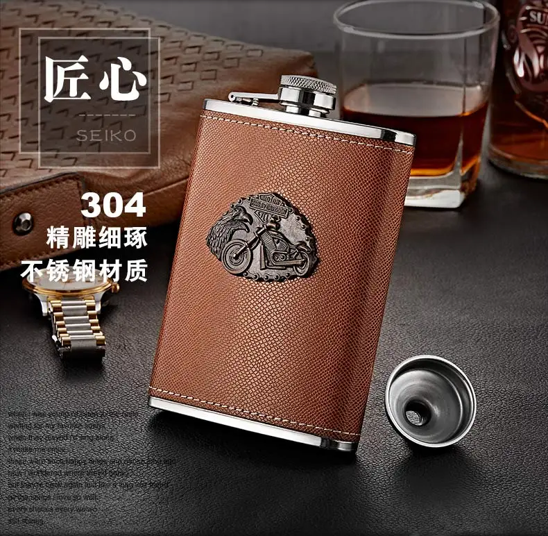 Creative Vintage Hip Flask Stainless Steel Portable Outdoor Whiskey Groomsmen Hip Flask Copas De Vino Kitchen Drinkware DB60JH
Creative Vintage Hip Flask Stainless Steel Portable Outdoor Whiskey Groomsmen Hip Flask Copas De Vino Kitchen Drinkware DB60JH