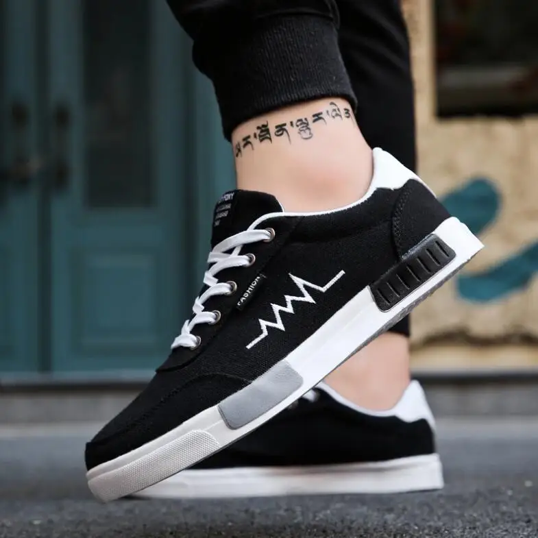 New Spring Summer Canvas Shoes Men Sneakers Low Top Black Shoes Men's Casual Shoes Male Brand Fashion Sneakers yui8
New Spring Summer Canvas Shoes Men Sneakers Low Top Black Shoes Men's Casual Shoes Male Brand Fashion Sneakers yui8