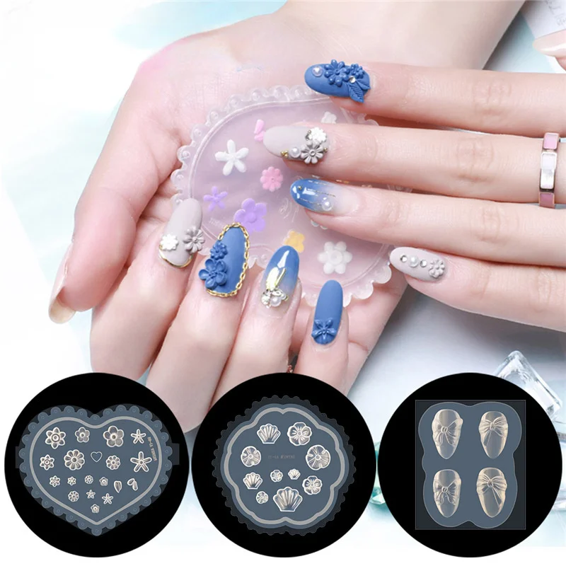 3D Silicone Mold Nail Carving Stamping Plates UV Gel Polish Manicure Nail Templates Mould DIY Nail Art Decorations Tools Fashion
3D Silicone Mold Nail Carving Stamping Plates UV Gel Polish Manicure Nail Templates Mould DIY Nail Art Decorations Tools Fashion