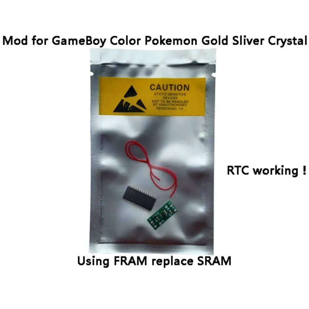For Gbc Pocket Gold And Silver Crystal Genuine Card Module Memory Module Clock Rtc2fram Set Transformation Chip L8v0
For Gbc Pocket Gold And Silver Crystal Genuine Card Module Memory Module Clock Rtc2fram Set Transformation Chip L8v0