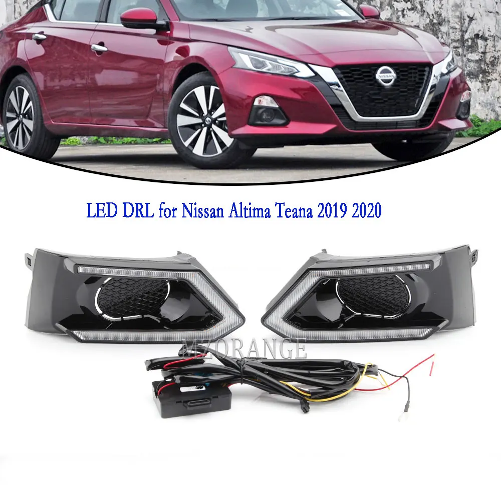LED DRL Headlight for Nissan Altima Teana 2019 2020 1 set LED Daytime Running Light with Yellow Turn Signal style Relay
LED DRL Headlight for Nissan Altima Teana 2019 2020 1 set LED Daytime Running Light with Yellow Turn Signal style Relay