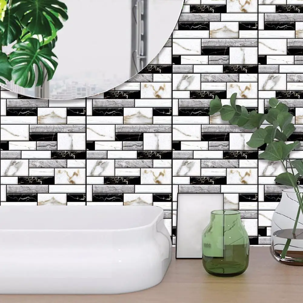 10pcs 30x30cm 3D three-dimensional tile stickers PVC self-adhesive wall stickers living room TV background decoration
10pcs 30x30cm 3D three-dimensional tile stickers PVC self-adhesive wall stickers living room TV background decoration