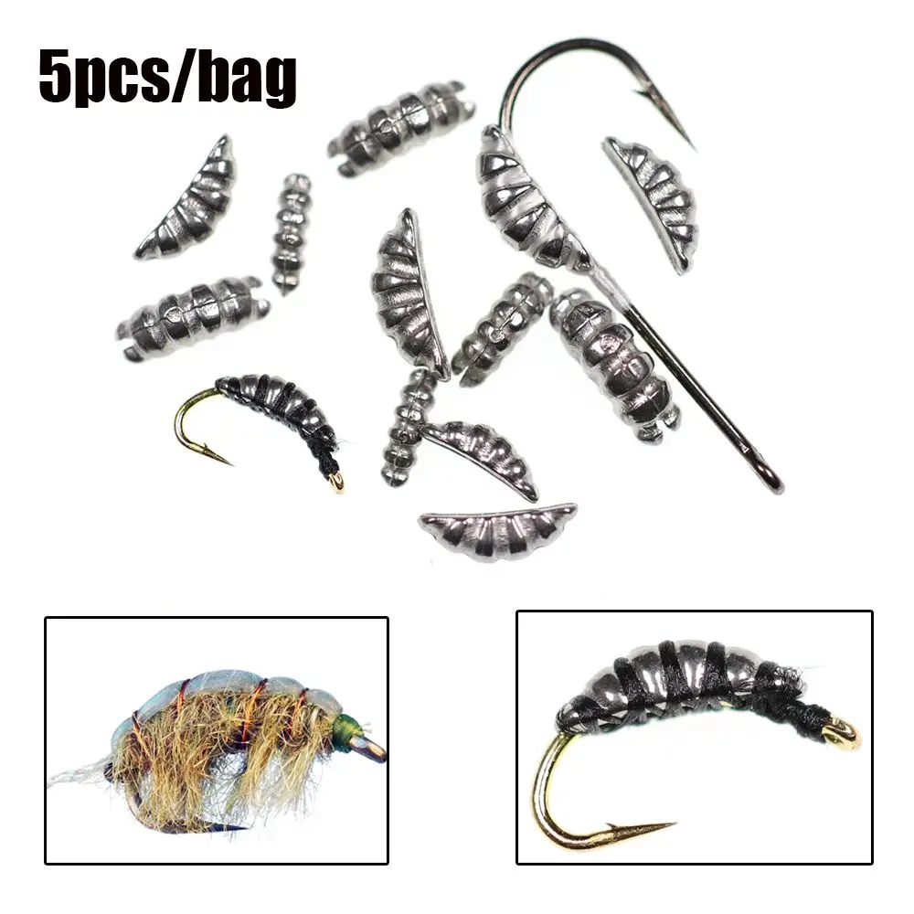 New Fishing High Quality Ribbed Fast Sinking Tungsten Alloy Scud / Shrimp Bodies Shell Fly Tying Material
New Fishing High Quality Ribbed Fast Sinking Tungsten Alloy Scud / Shrimp Bodies Shell Fly Tying Material