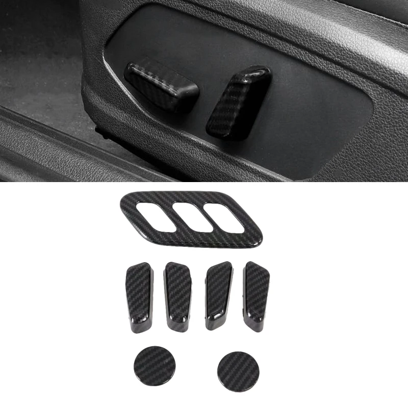 For Hyundai Sonata DN8 2020 2021 Car Accessories Carbon Fiber Style Door Window Armrest Cover Switch Panel Trim Molding Garnish |
