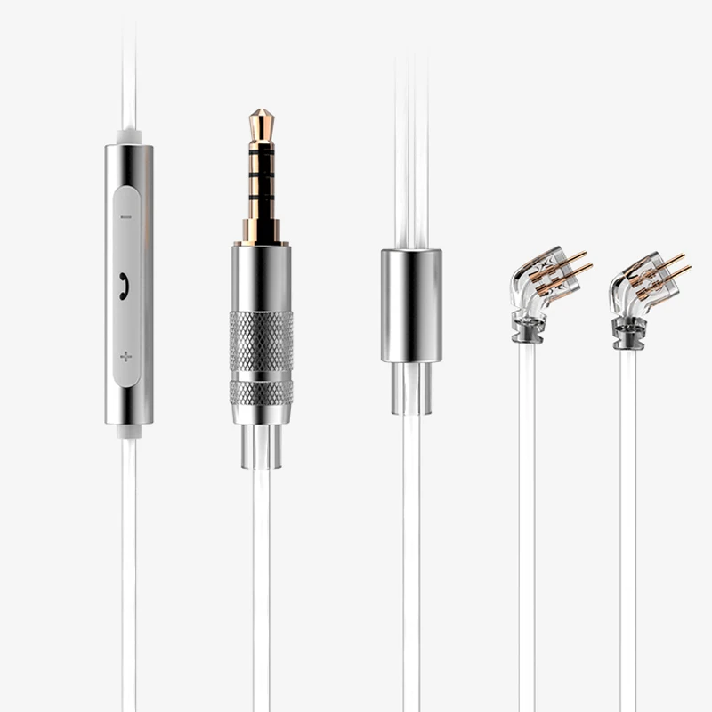 TFZ TC-6 3 5 мм до 0 78 2pin кабель с микрофоном посеребренный обновленный для Love Edition/King PRO