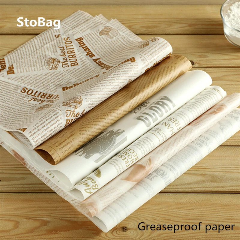 StoBag 50pcs Oilpaper Bread Baking Tools Burger Greaseproof Paper Fast Food Packing Tool Disposable Baby Shower Handmade Wrap
StoBag 50pcs Oilpaper Bread Baking Tools Burger Greaseproof Paper Fast Food Packing Tool Disposable Baby Shower Handmade Wrap