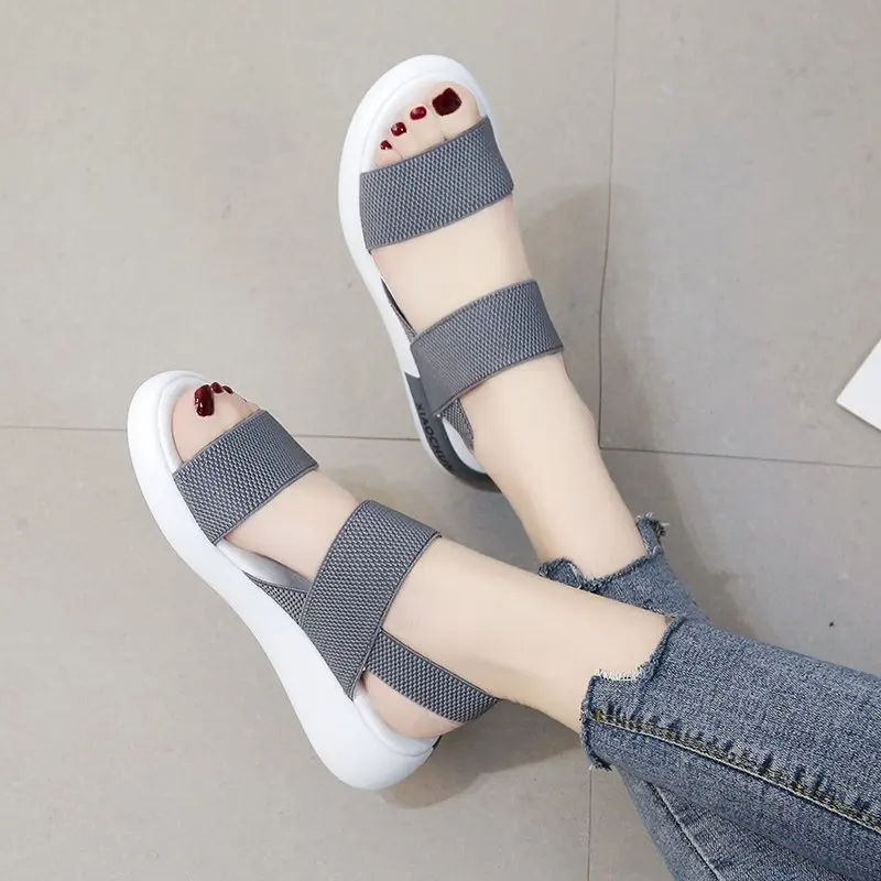 Women's Sandals Summer 2021 New Ins Fairy Style Student Flat-bottomed Wild Korean Lightweight Platform Sports Beach Shoes
Women's Sandals Summer 2021 New Ins Fairy Style Student Flat-bottomed Wild Korean Lightweight Platform Sports Beach Shoes