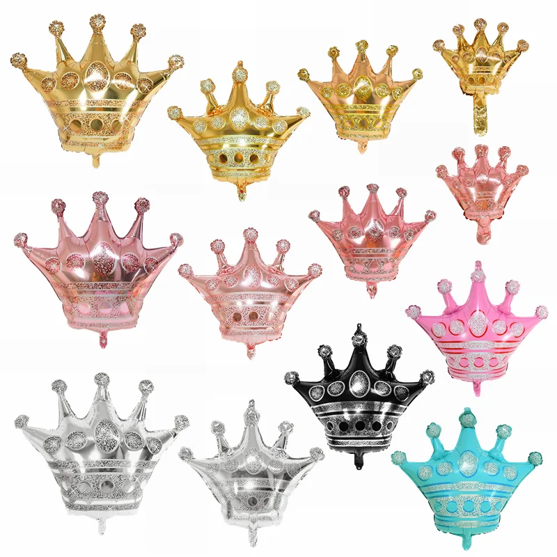 Gold Silver Crown Foil Balloons Prince Princess Crown Balloon Wedding Birthday Party Air Globos Decorations Baby Shower Supplies
Gold Silver Crown Foil Balloons Prince Princess Crown Balloon Wedding Birthday Party Air Globos Decorations Baby Shower Supplies