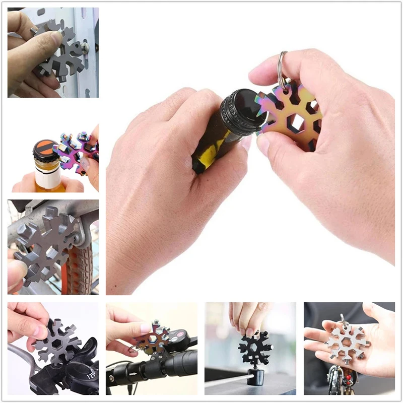 2@# Multifunction Vehicle Emergency Tool Bottle Opener Screwdriver Car Key Chain Snowflake Snow Wrench Tool Spanner Hex Wrench
2@# Multifunction Vehicle Emergency Tool Bottle Opener Screwdriver Car Key Chain Snowflake Snow Wrench Tool Spanner Hex Wrench