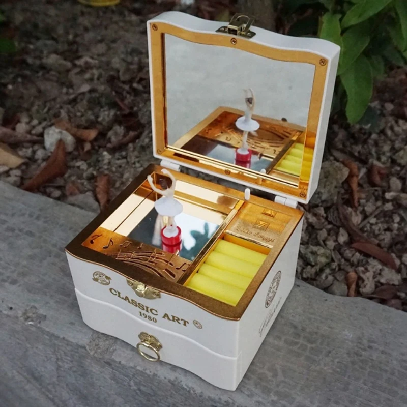 Ballet Girl Spinning Dance Music Box Jewelry Box Clockwork Christmas Valentine's Day Gift for Girlfriend
Ballet Girl Spinning Dance Music Box Jewelry Box Clockwork Christmas Valentine's Day Gift for Girlfriend