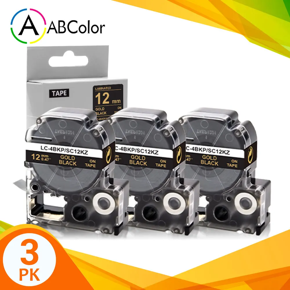 Лента для принтера Epson SC12KZ, 12 мм, LK-4BKP, LC-4BKP, цвет золотой на черном, ярлык
Лента для принтера Epson SC12KZ, 12 мм, LK-4BKP, LC-4BKP, цвет золотой на черном, ярлык