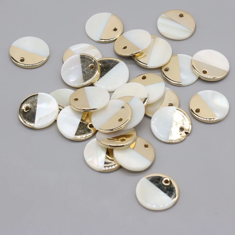 5PCS Natural Freshwater Shells Round Pendant Making DIY Necklaces Earrings Charm Jewelry Gift Mother-of-Pearl Shell
5PCS Natural Freshwater Shells Round Pendant Making DIY Necklaces Earrings Charm Jewelry Gift Mother-of-Pearl Shell