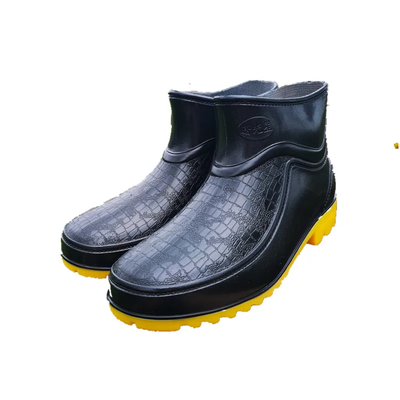 Spring Autumn Men's Short Waterproof Shoes Rainshoes Men's Rain Boots Fishing Shoes Non-Slip Shoe Cover Rubber Sole Rubber Boots
Spring Autumn Men's Short Waterproof Shoes Rainshoes Men's Rain Boots Fishing Shoes Non-Slip Shoe Cover Rubber Sole Rubber Boots