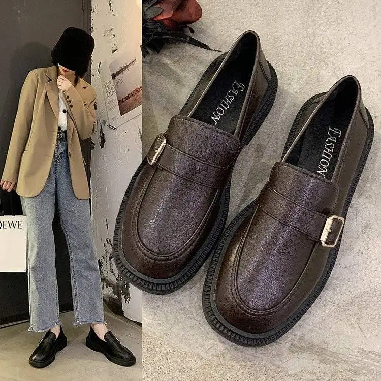 Black Leather Shoes Female British Summer 2021 Korean Version of The Wild Japanese Jk Uniform Shoes Soft Leather Single Shoes
Black Leather Shoes Female British Summer 2021 Korean Version of The Wild Japanese Jk Uniform Shoes Soft Leather Single Shoes