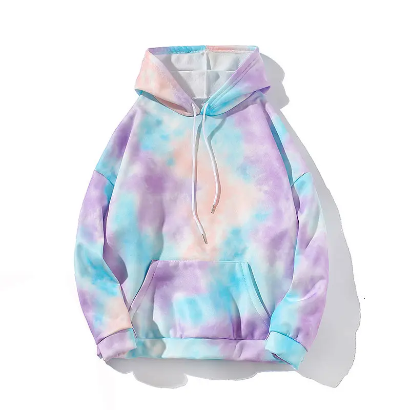 Tie-dye Plus Fleece Hoodie Men Korean Fashion Loose Casual Hoodie Men Harajuku Street Couple Hip-hop Pullover Hoodie Men 
Tie-dye Plus Fleece Hoodie Men Korean Fashion Loose Casual Hoodie Men Harajuku Street Couple Hip-hop Pullover Hoodie Men