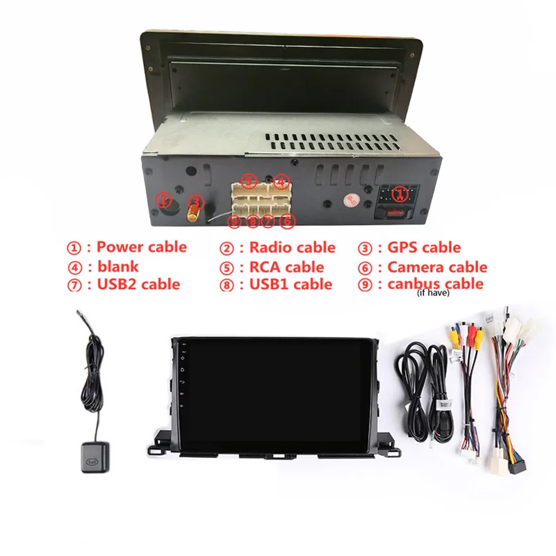 2 din 8 core android 10 car radio auto stereo for Toyota Highlander XU50 2013 2014 15-2018 navigation GPS DVD Multimedia Player 
2 din 8 core android 10 car radio auto stereo for Toyota Highlander XU50 2013 2014 15-2018 navigation GPS DVD Multimedia Player