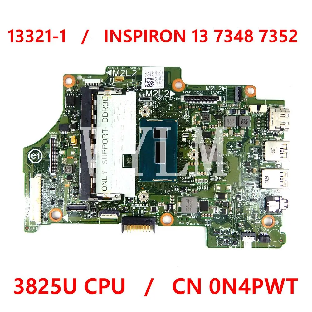 CN-0N4PWT N4PWT для Dell Inspiron 13 7348 7352 7558 материнская плата 3825U 13321-1 PWR:8X6G1 материнская плата, ноутбук, ПК
CN-0N4PWT N4PWT для Dell Inspiron 13 7348 7352 7558 материнская плата 3825U 13321-1 PWR:8X6G1 материнская плата, ноутбук, ПК