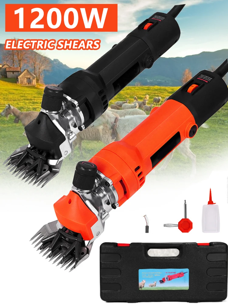 1200W 6 speed Electric Sheep Pet Hair Clipper Shearing Kit Shear Wool Cut Goat Pet Animal Shearing Supplies Farm Cut Machine
1200W 6 speed Electric Sheep Pet Hair Clipper Shearing Kit Shear Wool Cut Goat Pet Animal Shearing Supplies Farm Cut Machine