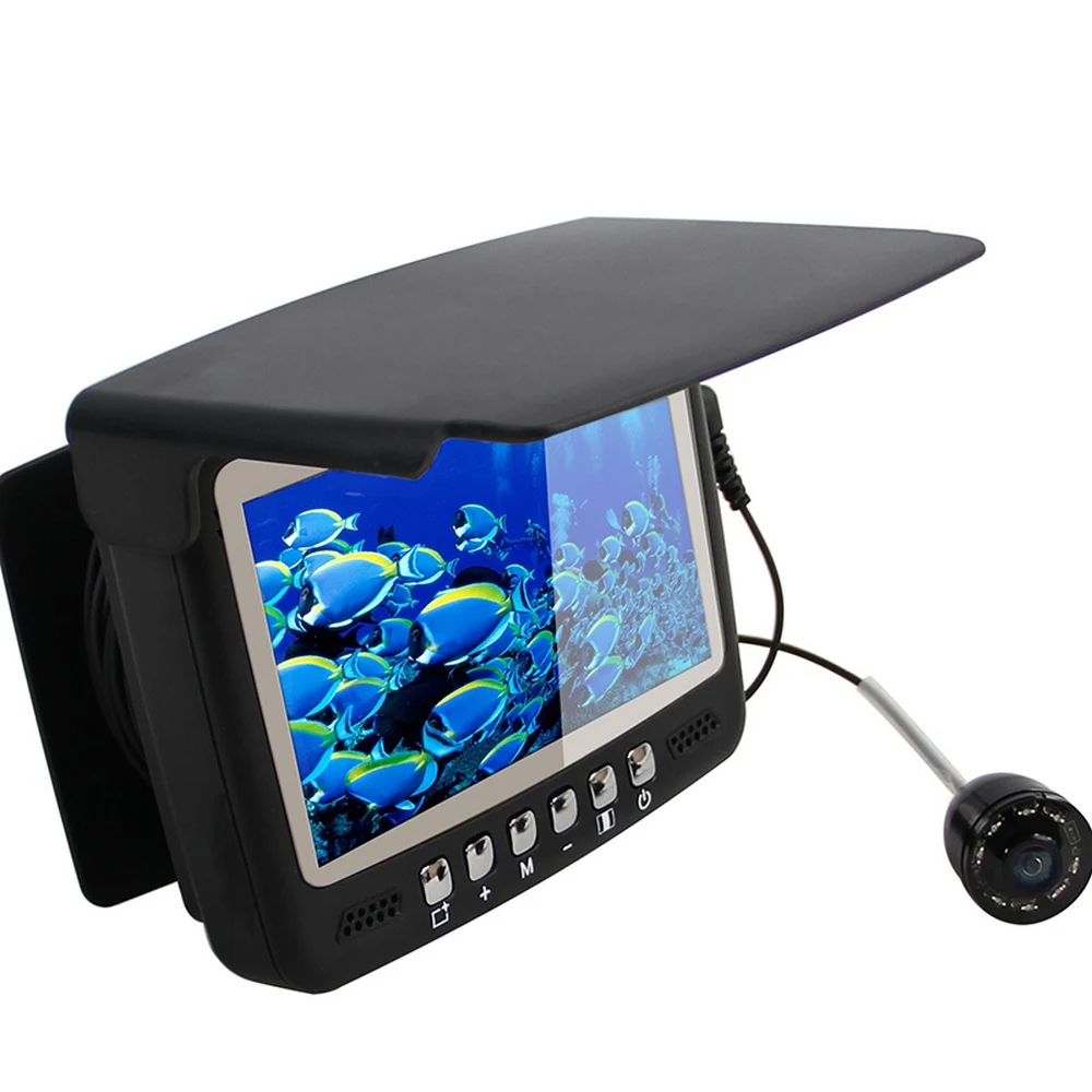 HD Fish Finder 1000TVL Underwater Fishing Camera Video DVR CMOS LEDS Adjustable Waterproof Fishfinder Camera with Cable 4.3 Inch
HD Fish Finder 1000TVL Underwater Fishing Camera Video DVR CMOS LEDS Adjustable Waterproof Fishfinder Camera with Cable 4.3 Inch