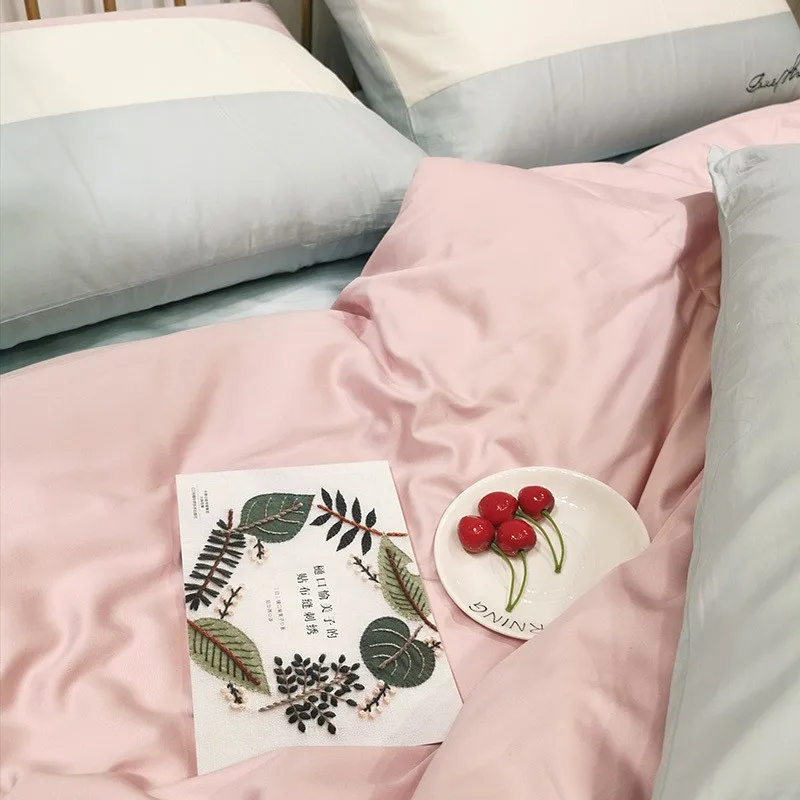 White Pink Patchwork Duvet Cover Set Queen King size Soft 100%Egyptian Cotton Bedding Set 1 Bed Sheet 1 Duvet Cover 2 Pillowcase
White Pink Patchwork Duvet Cover Set Queen King size Soft 100%Egyptian Cotton Bedding Set 1 Bed Sheet 1 Duvet Cover 2 Pillowcase