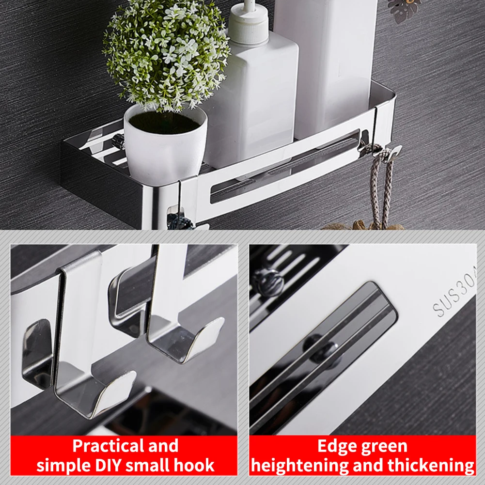 Wall Mount Shower Corner Home Rack Bathroom Organizer Punch Free Storage Shelf Modern Shampoo Lotion Thickened Stainless Steel
Wall Mount Shower Corner Home Rack Bathroom Organizer Punch Free Storage Shelf Modern Shampoo Lotion Thickened Stainless Steel