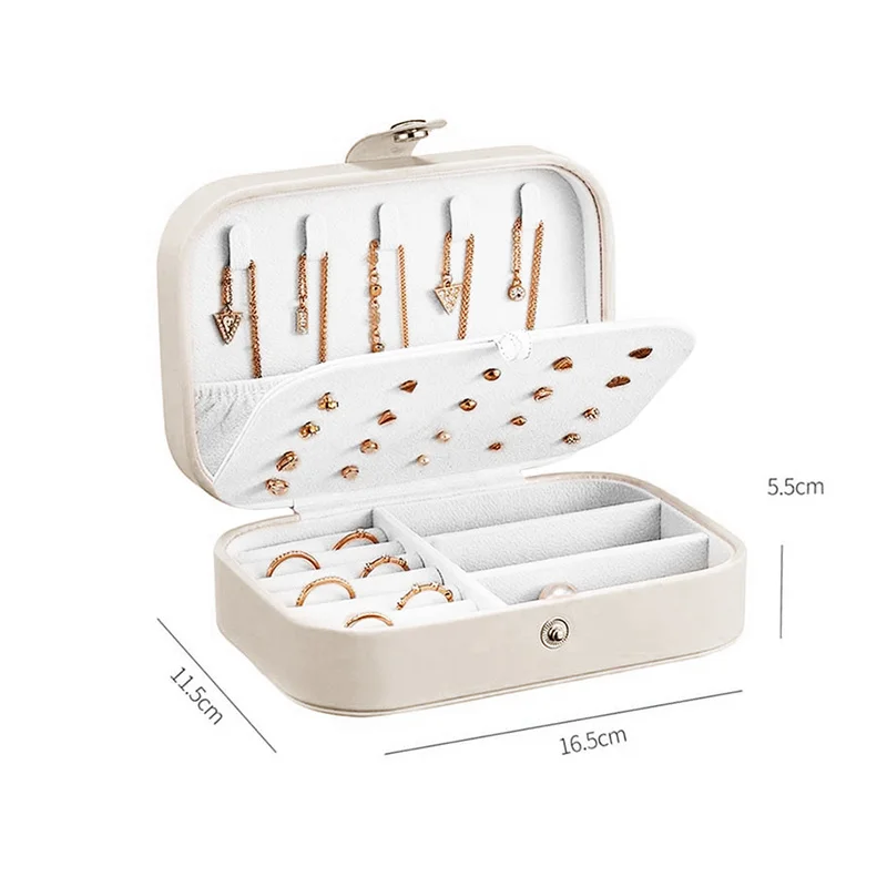 Leather Storage Box Korean Style Earring Ring Plate Jewelry Box Multi-function Necklace Simple Girl Plate Organizer S6S11L26
Leather Storage Box Korean Style Earring Ring Plate Jewelry Box Multi-function Necklace Simple Girl Plate Organizer S6S11L26